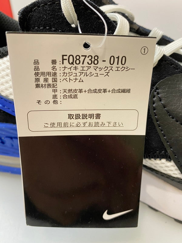 【中古美品】【メンズ】 NIKE ナイキ AIR MAX EXCEE FQ8738-010 エア マックス エクシー スニーカー 靴 160-251226-yn-02-min サイズ：27.0cm US9 カラー：BLACK/GAME ROYAL-WHITE 万代Net店