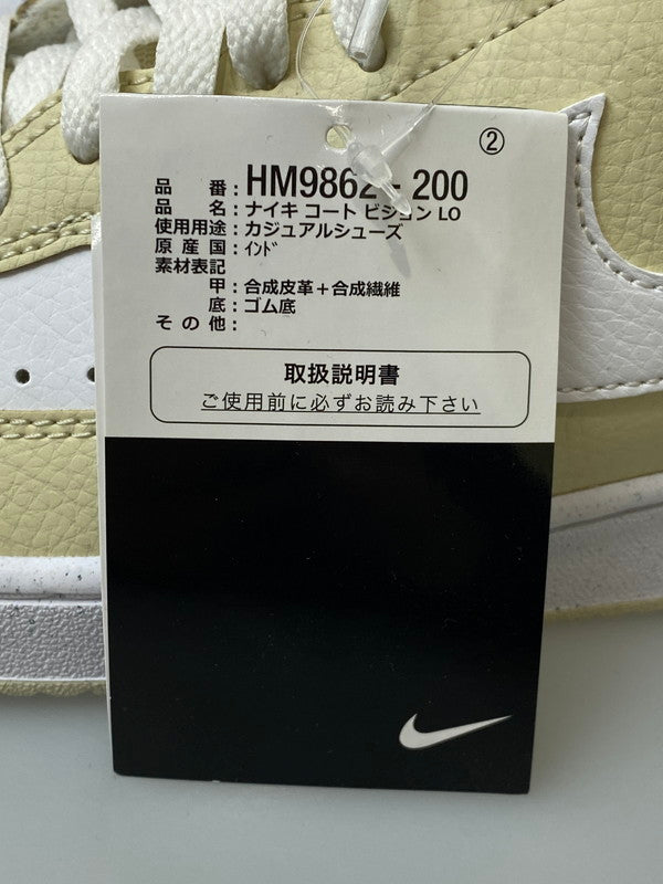 【中古美品】【メンズ】 NIKE ナイキ COURT VISION LO HM9862 200 コートビジョン スニーカー 靴 160-251226-yn-03-min サイズ：27.0cm US9 カラー：LT KHAKI/WHITE 万代Net店