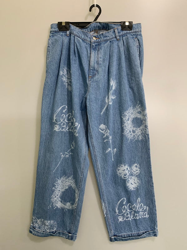 【中古品】【メンズ】 COCOLO BLAND ココロブランド DESIGN DENIM PANTS デザイン デニムパンツ ボトムス ジーンズ 153-260404-kk-20-min サイズ：36 カラー：ライトインディゴ 万代Net店
