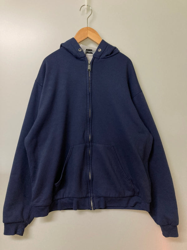 【現状渡し品】【メンズ】 MULESKINS ミュールスキンズ 80-90'S ZIP HOODIE ジップ フーディ 146-251227-zi-45-min サイズ：不明 カラー：ネイビー 万代Net店