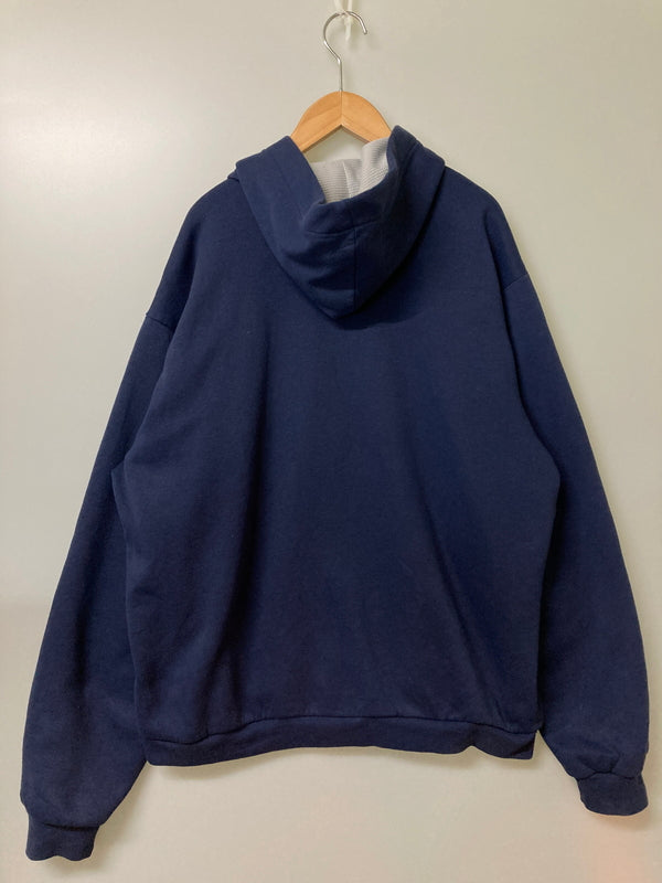 【現状渡し品】【メンズ】 MULESKINS ミュールスキンズ 80-90'S ZIP HOODIE ジップ フーディ 146-251227-zi-45-min サイズ：不明 カラー：ネイビー 万代Net店