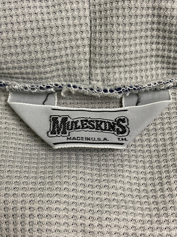 【現状渡し品】【メンズ】 MULESKINS ミュールスキンズ 80-90'S ZIP HOODIE ジップ フーディ 146-251227-zi-45-min サイズ：不明 カラー：ネイビー 万代Net店