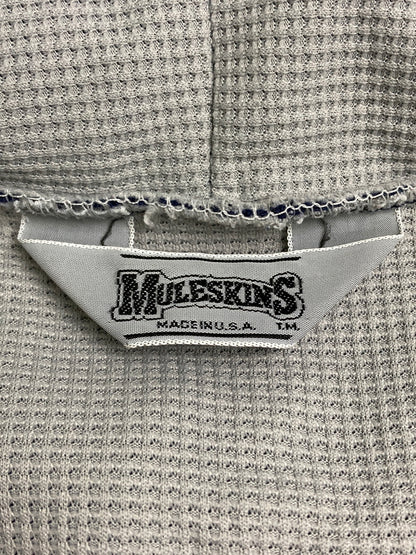 【現状渡し品】【メンズ】 MULESKINS ミュールスキンズ 80-90'S ZIP HOODIE ジップ フーディ 146-251227-zi-45-min サイズ：不明 カラー：ネイビー 万代Net店