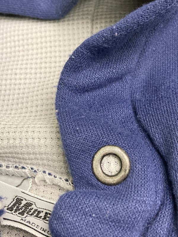 【現状渡し品】【メンズ】 MULESKINS ミュールスキンズ 80-90'S ZIP HOODIE ジップ フーディ 146-251227-zi-45-min サイズ：不明 カラー：ネイビー 万代Net店