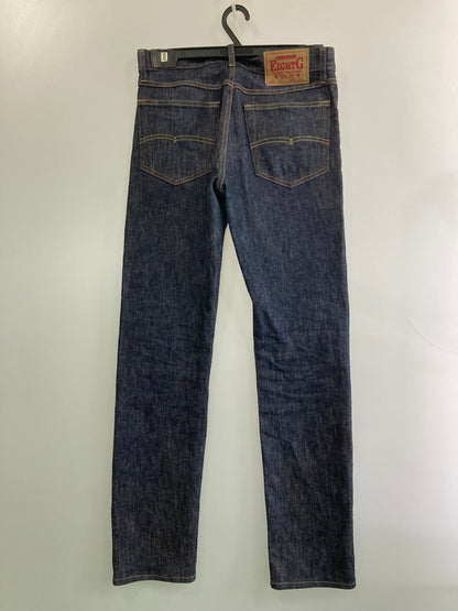 【中古品】【メンズ】 EIGHT-G エイトジー 201 DENIM PANTS デニムパンツ ボトムス 156-260104-zi-16-min サイズ：31×34 カラー：インディゴ 万代Net店