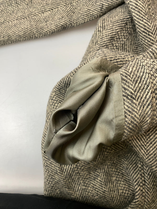 【中古品】【メンズ】 J.G.HOOK ジェー ジー フック 80S HERRINGBONE DOUBLE BRESTCOAT ヘリンボーン ダブル ブレスト コート アウター 146-260918-hu-24-min サイズ：サイズ表記不明 カラー：グレー系 万代Net店