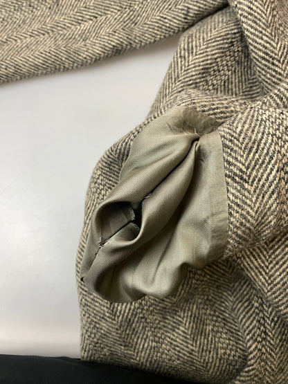 【中古品】【メンズ】 J.G.HOOK ジェー ジー フック 80S HERRINGBONE DOUBLE BRESTCOAT ヘリンボーン ダブル ブレスト コート アウター 146-260918-hu-24-min サイズ：サイズ表記不明 カラー：グレー系 万代Net店