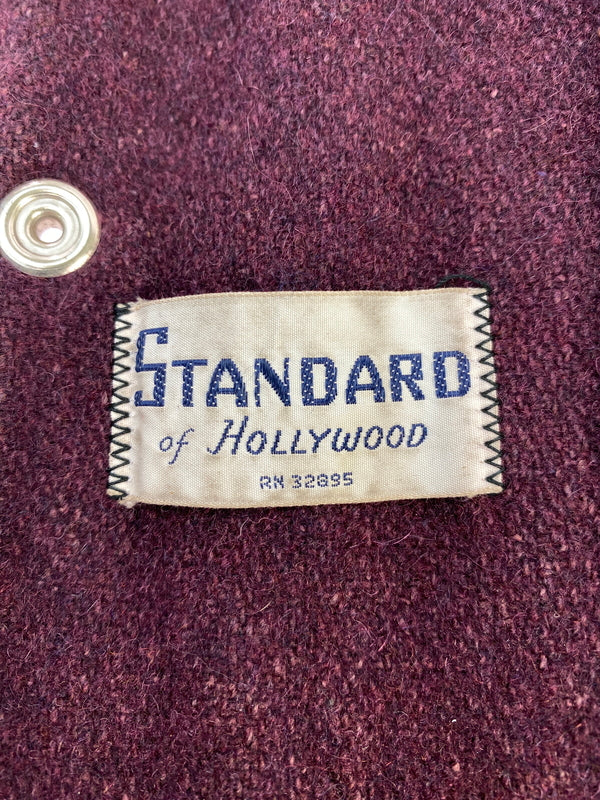 【現状渡し品】【メンズ】 STANDARD OF HOLLYWOOD スタンダード・オブ・ハリウッド 60S TALON ZIP HOODED 3POCKET JACKET 60年代 タロンジップ フーデッド 3ポケット 146-260817-em-30-min カラー：レッドブラウン 万代Net店