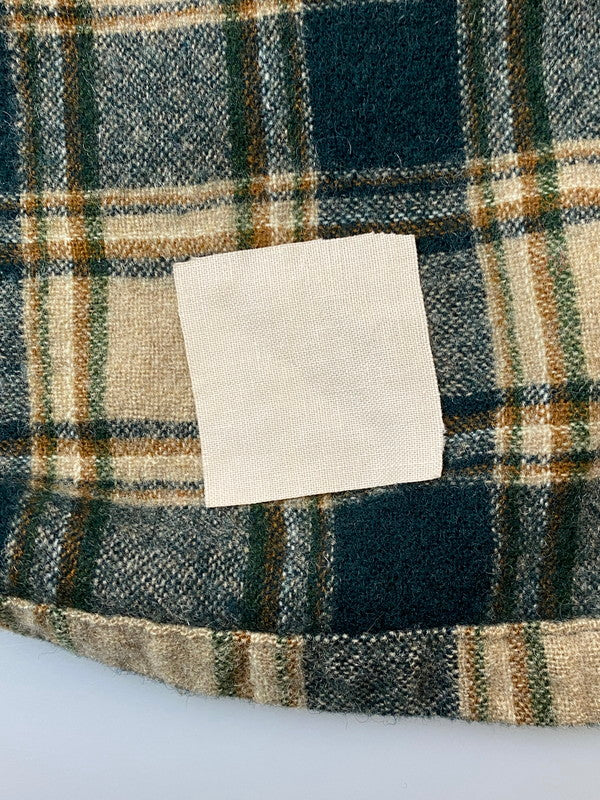 【現状渡し品】【メンズ】 PENDLETON ペンドルトン PENDLETON ペンドルトン 70S WOOL CHECK SHIRT ウールチェックシャツ 146-260408-zi-19-min サイズ：M カラー：グリーン/ベージュ 万代Net店