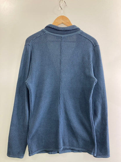 【中古品】【メンズ】 LARDINI ラルディーニ SINGLE KNIT JACKET シングルニットジャケット トップス 141-251227-yn-21-min サイズ：S カラー：ブルー系 万代Net店