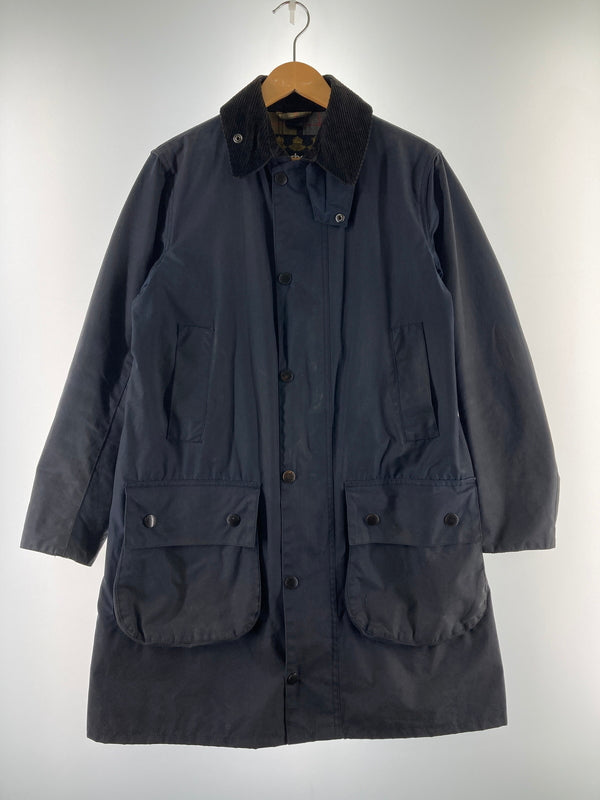 【現状渡し品】【メンズ】 Barbour バーブァー 4146203 SL BORDER OILED JACKET ボーダーオイルドジャケット 144-251227-zi-46-min サイズ：36 カラー：ネイビー 万代Net店