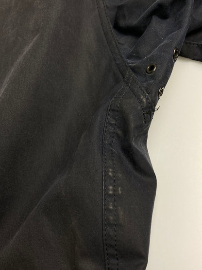 【現状渡し品】【メンズ】 Barbour バーブァー 4146203 SL BORDER OILED JACKET ボーダーオイルドジャケット 144-251227-zi-46-min サイズ：36 カラー：ネイビー 万代Net店