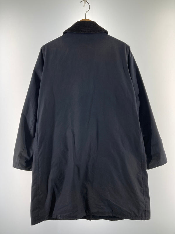【現状渡し品】【メンズ】 Barbour バーブァー 4146203 SL BORDER OILED JACKET ボーダーオイルドジャケット 144-251227-zi-46-min サイズ：36 カラー：ネイビー 万代Net店
