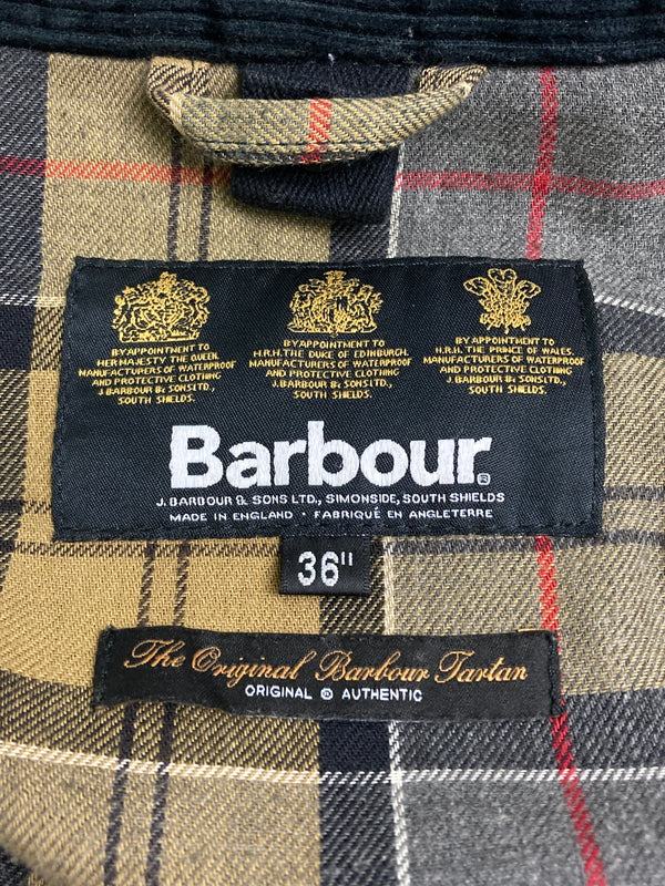 【現状渡し品】【メンズ】 Barbour バーブァー 4146203 SL BORDER OILED JACKET ボーダーオイルドジャケット 144-251227-zi-46-min サイズ：36 カラー：ネイビー 万代Net店
