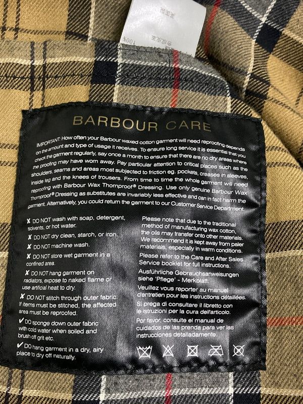 【現状渡し品】【メンズ】 Barbour バーブァー 4146203 SL BORDER OILED JACKET ボーダーオイルドジャケット 144-251227-zi-46-min サイズ：36 カラー：ネイビー 万代Net店