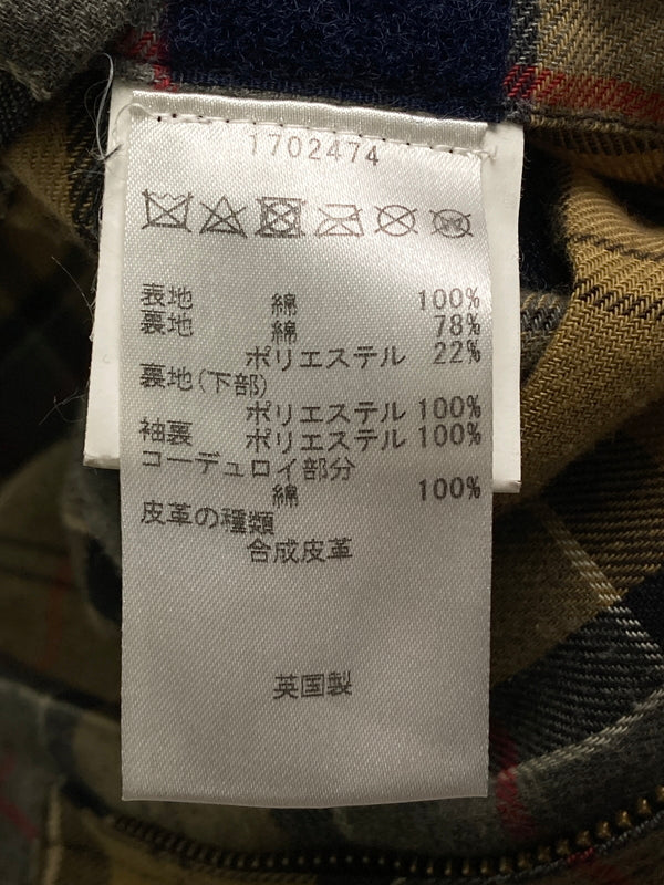 【現状渡し品】【メンズ】 Barbour バーブァー 4146203 SL BORDER OILED JACKET ボーダーオイルドジャケット 144-251227-zi-46-min サイズ：36 カラー：ネイビー 万代Net店