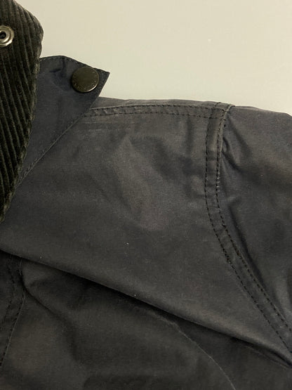 【現状渡し品】【メンズ】 Barbour バーブァー 4146203 SL BORDER OILED JACKET ボーダーオイルドジャケット 144-251227-zi-46-min サイズ：36 カラー：ネイビー 万代Net店