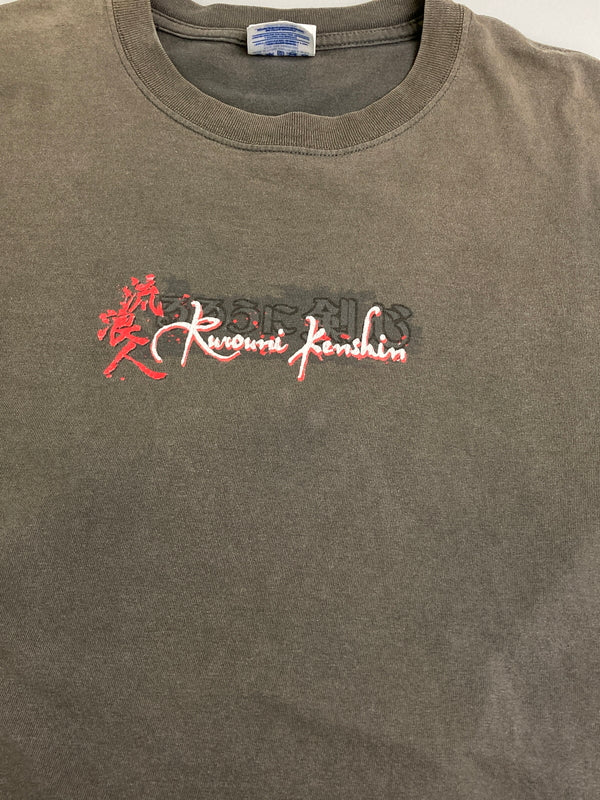 【現状渡し品】【メンズ】 るろうに剣心 00's 流浪人 S/S TEE ショートスリーブ Tシャツ 半袖Tシャツ トップス 146-251224-yn-10-min サイズ：XL カラー：ダークグレー 万代Net店