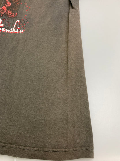 【現状渡し品】【メンズ】 るろうに剣心 00's 流浪人 S/S TEE ショートスリーブ Tシャツ 半袖Tシャツ トップス 146-251224-yn-10-min サイズ：XL カラー：ダークグレー 万代Net店
