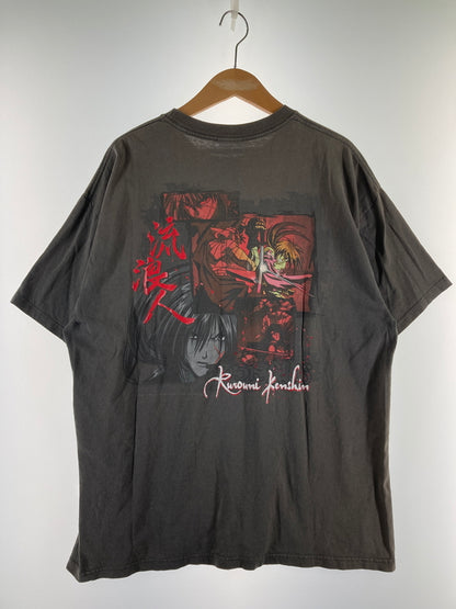 【現状渡し品】【メンズ】 るろうに剣心 00's 流浪人 S/S TEE ショートスリーブ Tシャツ 半袖Tシャツ トップス 146-251224-yn-10-min サイズ：XL カラー：ダークグレー 万代Net店