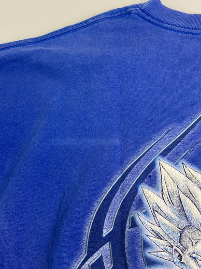 【現状渡し品】【メンズ】 DRAGONBALL Z 2001 VEGETA & TRUNKS S/S TEE ドラゴンボール Z ショートスリーブ Tシャツ 半袖Tシャツ トップス 146-251224-yn-16-min サイズ：2XL カラー：ブルー 万代Net店