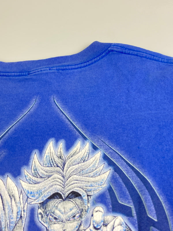 【現状渡し品】【メンズ】 DRAGONBALL Z 2001 VEGETA & TRUNKS S/S TEE ドラゴンボール Z ショートスリーブ Tシャツ 半袖Tシャツ トップス 146-251224-yn-16-min サイズ：2XL カラー：ブルー 万代Net店