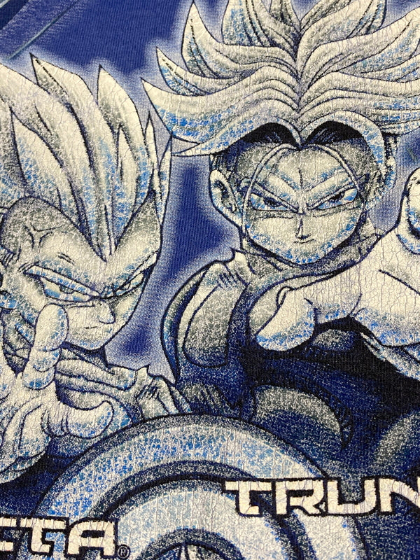 【現状渡し品】【メンズ】 DRAGONBALL Z 2001 VEGETA & TRUNKS S/S TEE ドラゴンボール Z ショートスリーブ Tシャツ 半袖Tシャツ トップス 146-251224-yn-16-min サイズ：2XL カラー：ブルー 万代Net店