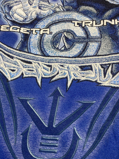 【現状渡し品】【メンズ】 DRAGONBALL Z 2001 VEGETA & TRUNKS S/S TEE ドラゴンボール Z ショートスリーブ Tシャツ 半袖Tシャツ トップス 146-251224-yn-16-min サイズ：2XL カラー：ブルー 万代Net店