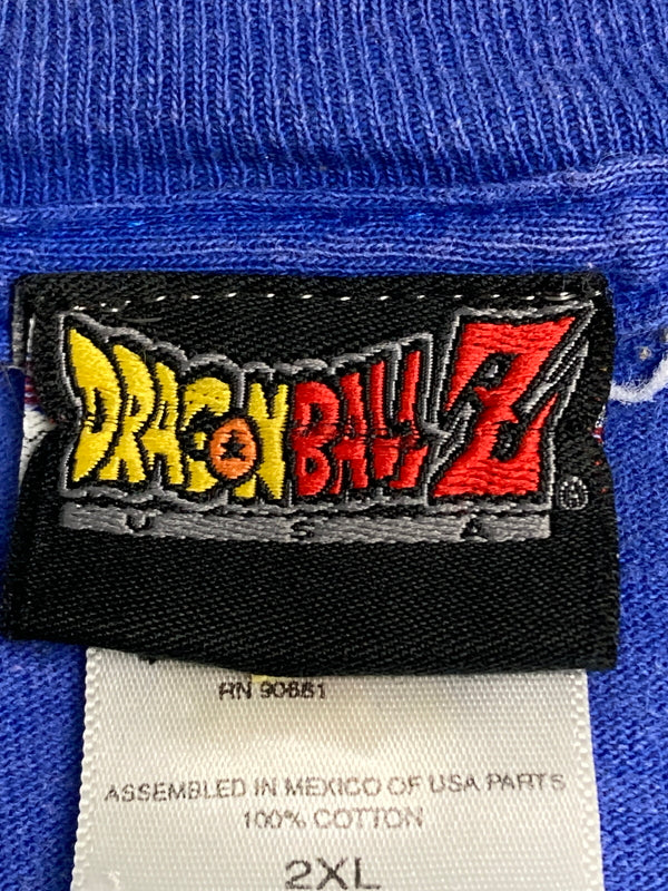 【現状渡し品】【メンズ】 DRAGONBALL Z 2001 VEGETA & TRUNKS S/S TEE ドラゴンボール Z ショートスリーブ Tシャツ 半袖Tシャツ トップス 146-251224-yn-16-min サイズ：2XL カラー：ブルー 万代Net店