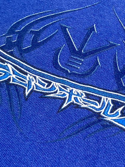 【現状渡し品】【メンズ】 DRAGONBALL Z 2001 VEGETA & TRUNKS S/S TEE ドラゴンボール Z ショートスリーブ Tシャツ 半袖Tシャツ トップス 146-251224-yn-16-min サイズ：2XL カラー：ブルー 万代Net店
