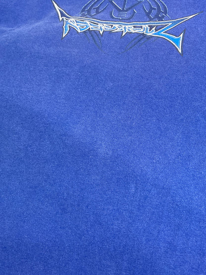 【現状渡し品】【メンズ】 DRAGONBALL Z 2001 VEGETA & TRUNKS S/S TEE ドラゴンボール Z ショートスリーブ Tシャツ 半袖Tシャツ トップス 146-251224-yn-16-min サイズ：2XL カラー：ブルー 万代Net店