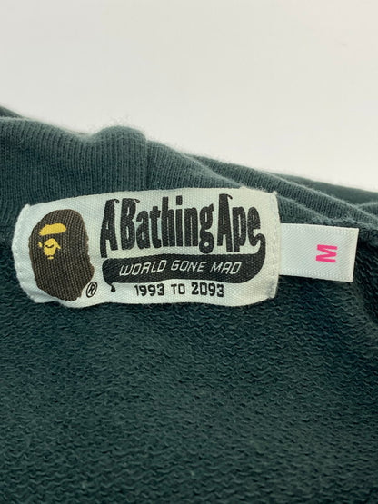 【現状渡し品】【レディース】 A BATHING APE アベイシングエイプ 001PPJ802003L CRYSTAL STONE BAPE CROPPED PULLOVER HOODIE プルオーバーフーディ 170-260104-zi-21-min サイズ：M カラー：グリーン系 万代Net店