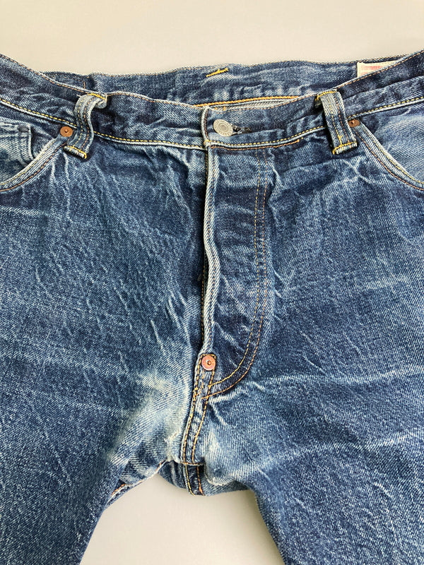 【現状渡し品】【メンズ】 EVISU エヴィス DENIM PANTS 赤カモメ デニムパンツ ボトムス 156-251224-yn-20-min サイズ：40×32 カラー：インディゴ 万代Net店