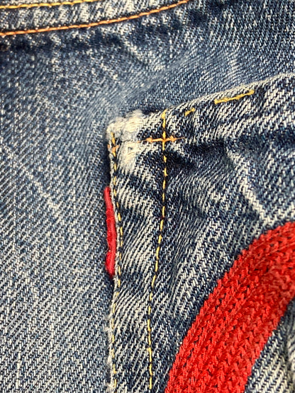 【現状渡し品】【メンズ】 EVISU エヴィス DENIM PANTS 赤カモメ デニムパンツ ボトムス 156-251224-yn-20-min サイズ：40×32 カラー：インディゴ 万代Net店