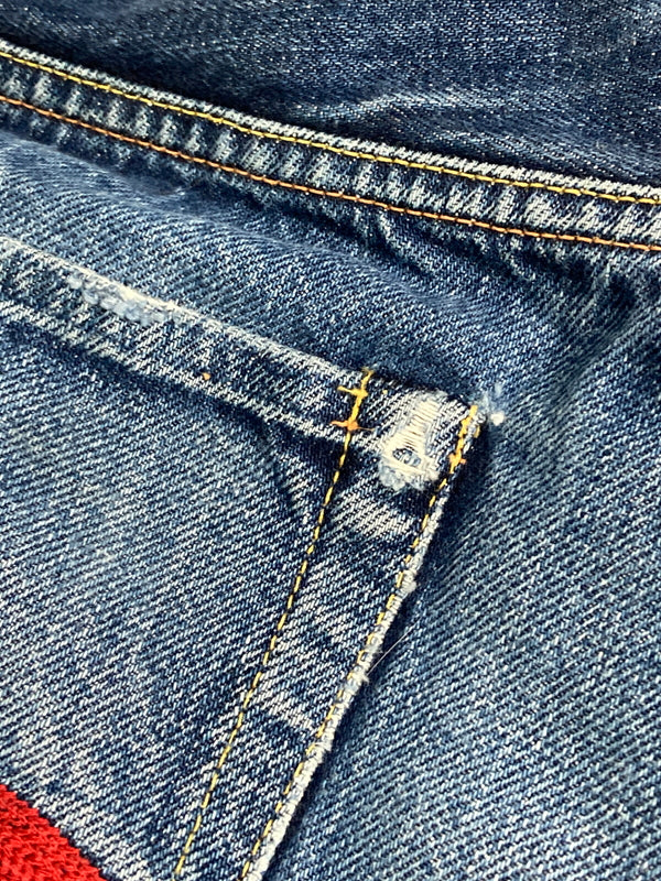 【現状渡し品】【メンズ】 EVISU エヴィス DENIM PANTS 赤カモメ デニムパンツ ボトムス 156-251224-yn-20-min サイズ：40×32 カラー：インディゴ 万代Net店