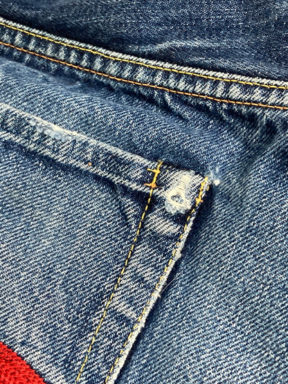 【現状渡し品】【メンズ】 EVISU エヴィス DENIM PANTS 赤カモメ デニムパンツ ボトムス 156-251224-yn-20-min サイズ：40×32 カラー：インディゴ 万代Net店