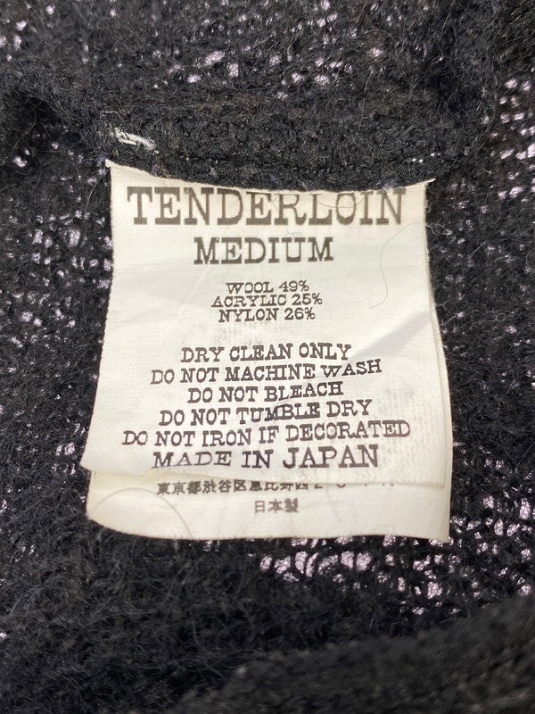 【中古品】【メンズ】 TENDERLOIN テンダーロイン WOOL CARDIGAN ウール カーディガン トップス 142-251224-jt-10-min サイズ：M カラー：ブラック 万代Net店