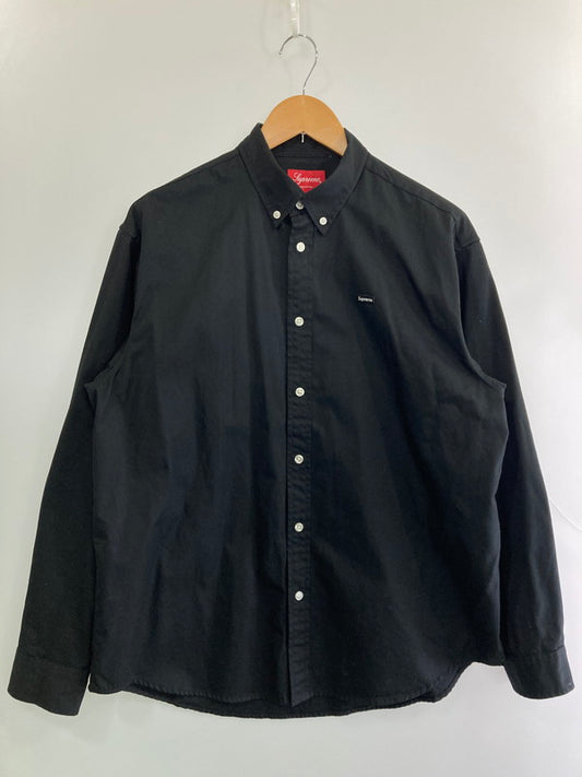 【中古品】【メンズ】 Supreme シュプリーム SMALL BOX SHIRT スモール ボックス シャツ 長袖シャツ トップス 149-251227-yn-05-min サイズ：M カラー：ブラック 万代Net店