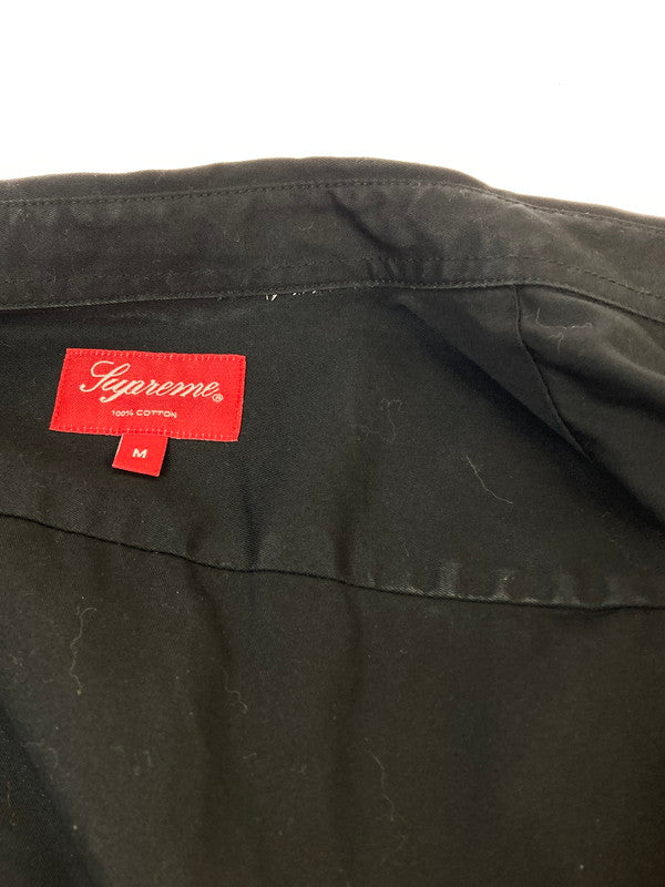 【中古品】【メンズ】 Supreme シュプリーム SMALL BOX SHIRT スモール ボックス シャツ 長袖シャツ トップス 149-251227-yn-05-min サイズ：M カラー：ブラック 万代Net店