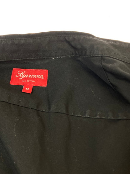 【中古品】【メンズ】 Supreme シュプリーム SMALL BOX SHIRT スモール ボックス シャツ 長袖シャツ トップス 149-251227-yn-05-min サイズ：M カラー：ブラック 万代Net店