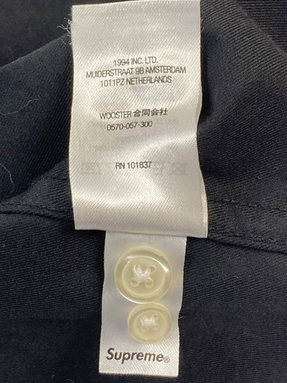 【中古品】【メンズ】 Supreme シュプリーム SMALL BOX SHIRT スモール ボックス シャツ 長袖シャツ トップス 149-251227-yn-05-min サイズ：M カラー：ブラック 万代Net店