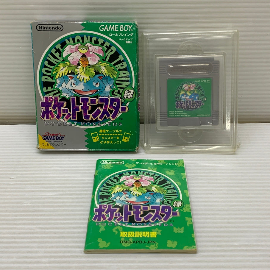 【現状渡し品】 ポケットモンスター 緑 -GB ゲームボーイ ゲームソフト レトロゲーム 任天堂 ロールプレイング 023-260531-em-04-min 万代Net店