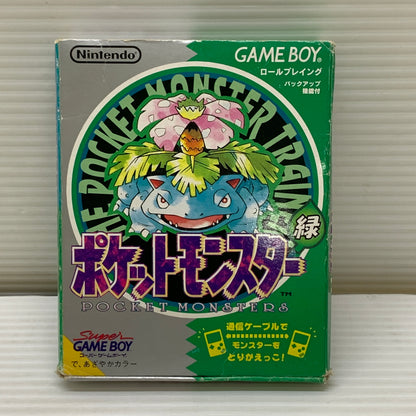 【現状渡し品】 ポケットモンスター 緑 -GB ゲームボーイ ゲームソフト レトロゲーム 任天堂 ロールプレイング 023-260531-em-04-min 万代Net店