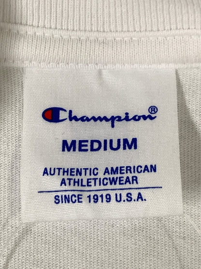 【中古品】【メンズ】 CHAMPION チャンピオン ×DRAGON QUEST TEE ドラゴンクエスト ティー C8-C318 ドラクエ Ｔシャツ 半袖 ショートスリーブ 148-260912-hu-12-min サイズ：M カラー：ホワイト 万代Net店
