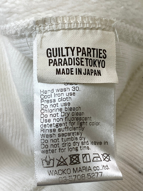 【中古品】【メンズ】 WACKO MARIA ワコマリア TEQUILA LS HOODED 17AW テキーラ ロングスリーブ フーデッド 長袖 パーカー メンズ 142-260717-em-30-min サイズ：M カラー：ホワイト 万代Net店