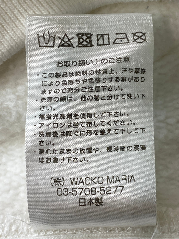 【中古品】【メンズ】 WACKO MARIA ワコマリア TEQUILA LS HOODED 17AW テキーラ ロングスリーブ フーデッド 長袖 パーカー メンズ 142-260717-em-30-min サイズ：M カラー：ホワイト 万代Net店