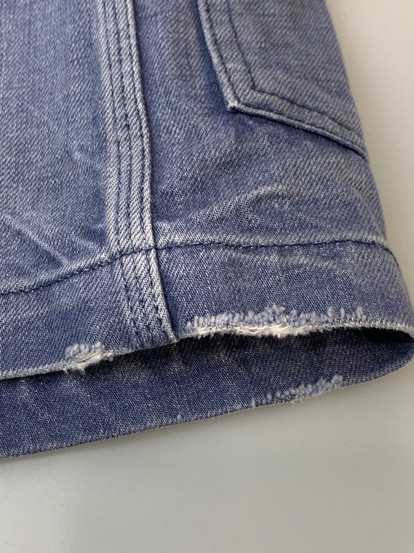 【中古品】【メンズ】 CHIMALA チマラ ヴィンテージ加工 デニム カバーオール メンズ アウター 140-260703-hu-36-min サイズ：XS カラー：ブルーインディゴ 万代Net店
