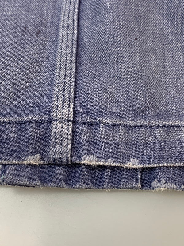 【中古品】【メンズ】 CHIMALA チマラ ヴィンテージ加工 デニム カバーオール メンズ アウター 140-260703-hu-36-min サイズ：XS カラー：ブルーインディゴ 万代Net店
