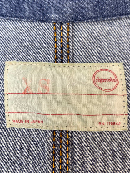 【中古品】【メンズ】 CHIMALA チマラ ヴィンテージ加工 デニム カバーオール メンズ アウター 140-260703-hu-36-min サイズ：XS カラー：ブルーインディゴ 万代Net店