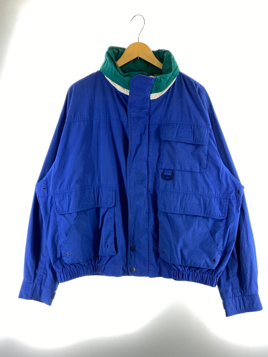 【中古品】【メンズ】 TOWN CRAFT タウンクラフト LS NYLON JACKET 80S ロングスリーブ ナイロン ジャケット 80年代 ヴィンテージ メンズ アウター 146-260731-em-31-min サイズ：XXL カラー：ブルー系 万代Net店